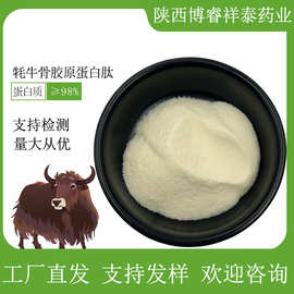牦牛骨胶原蛋白肽98%牦牛骨肽水溶牦牛骨小分子肽500左右分子量