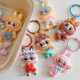 New Cute Large Rab Cloth Key Ring Cartoon Pendant Girl Bag Cute Hanging Backpack Accessories Girlfriend