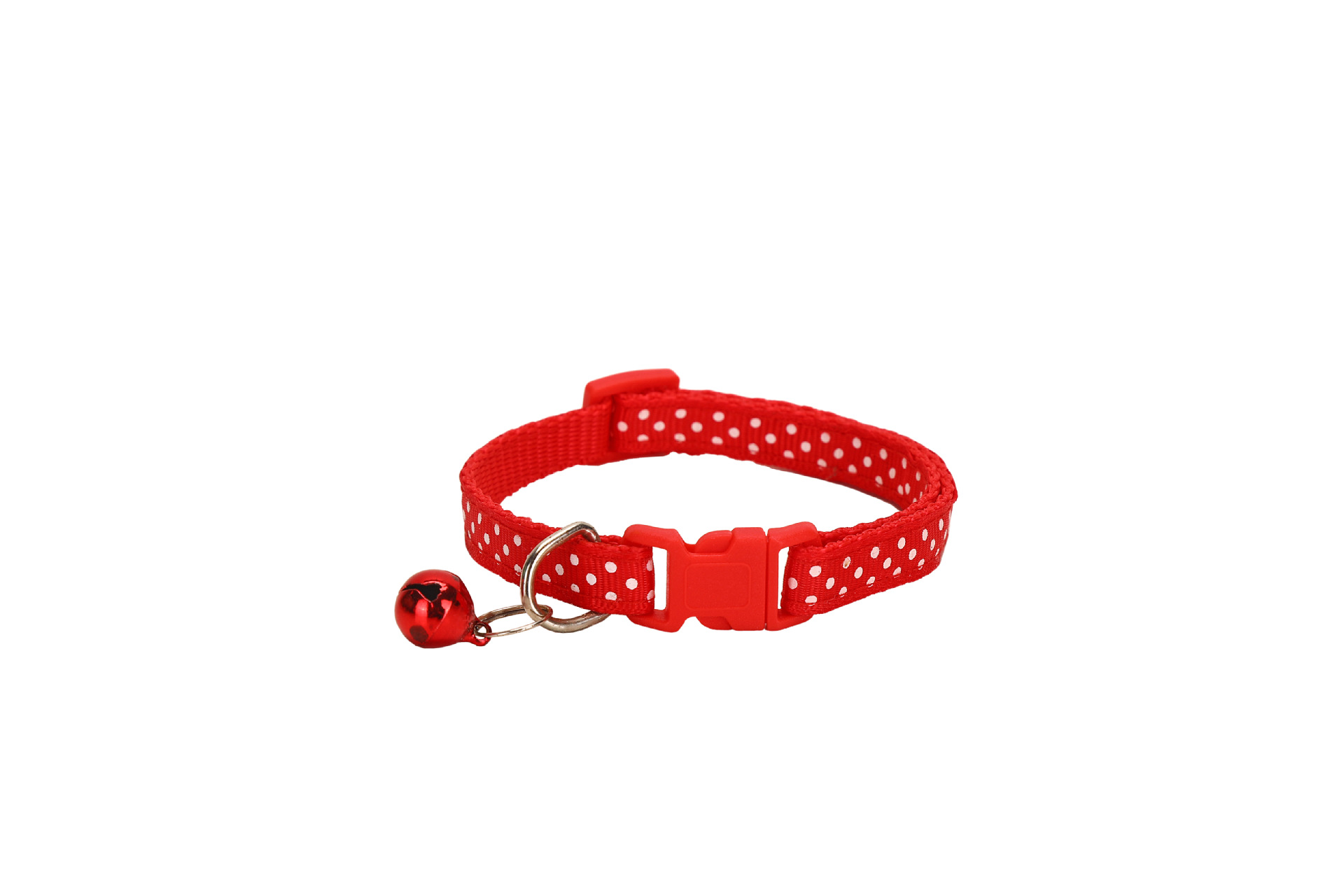 Con pet bee lunares una tarjeta 12 piezas 1.0 parche collar de campana perro mascota collar de gato gran cantidad de stock