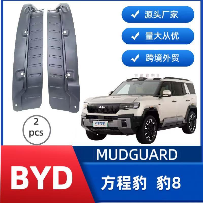 Aplicable a BYD Equation Leopard 8 2025 - 2026 Leopard 8 flash recargable puerta trasera interior placa de barro de aluminio pin transfronterizo image 1