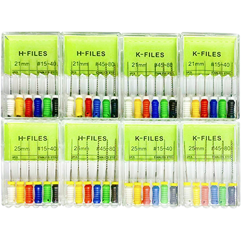 Limas de Endodoncia, Limas K de Acero Inoxidable, Limas H, Limas H-FILES, Limas K-FILES, Limas de Endodoncia de Acero Inoxidable, Transfronterizas