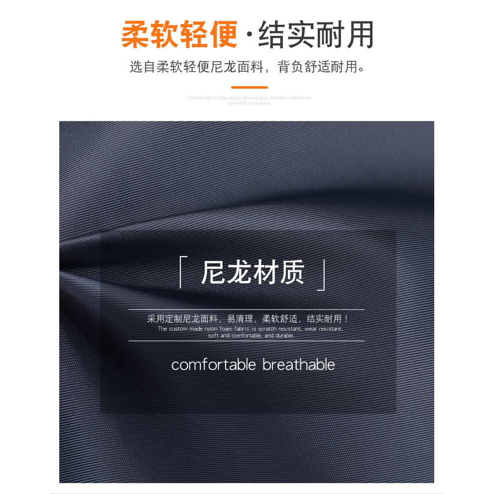 Bolso de ocio de un solo hombro para hombre de tela Oxford de alta calidad Bolso de viaje ligero impermeable Bolsa de mensajero portátil de almacenamiento multicapa al por mayor