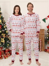 R 32961 Christmas Family Pajamas Set ʥ������˯�� �羳����