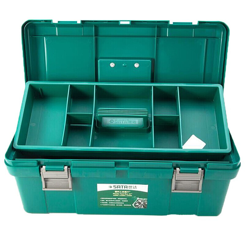 SATA 95164 Caja de herramientas de plástico 21 pulgadas