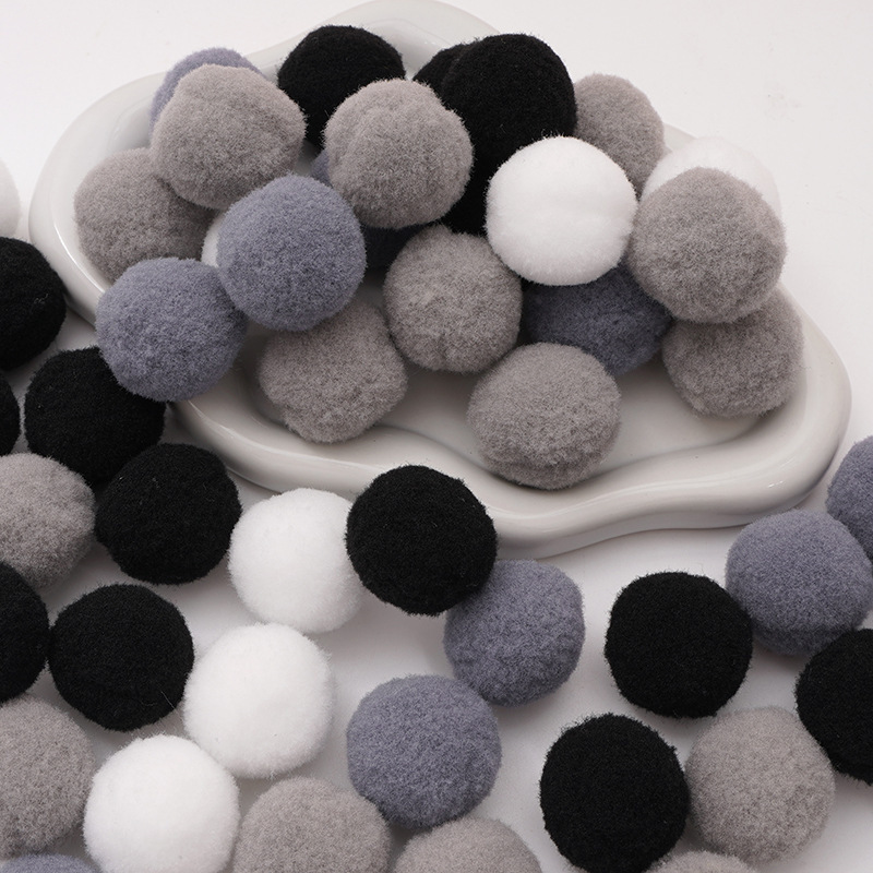 カラフルなポリエステル高弾性ぬいぐるみボール diy ジュエリーアクセサリー手作りぬいぐるみ装飾材料|undefined