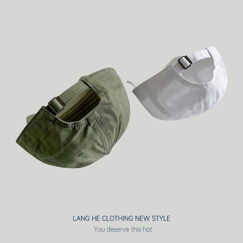 Letter sticker baseball cap for women, Korean style, versatile, soft brim, couple's cap, spring and autumn duckbill hat, men's summer outdoor sun hat