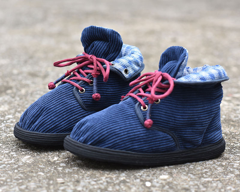 Genuine winter keep warm espadrilles with shoelaces