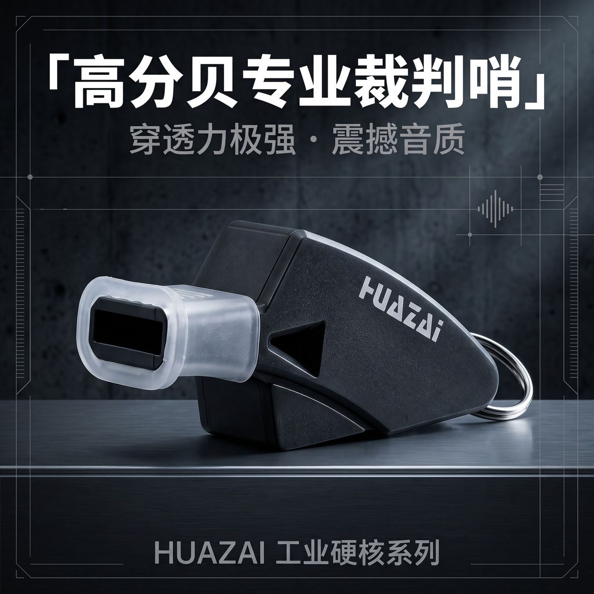 Huazai no-core whistle outdoor sports teacher sports basketball football training professional referee high-decibel training whistle