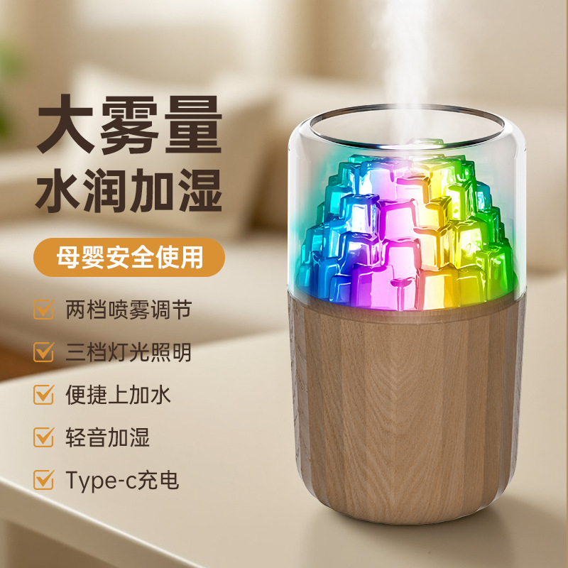 Mini Humidificador de Aire Ultrasónico Silencioso con Luz LED para Automóvil y Hogar