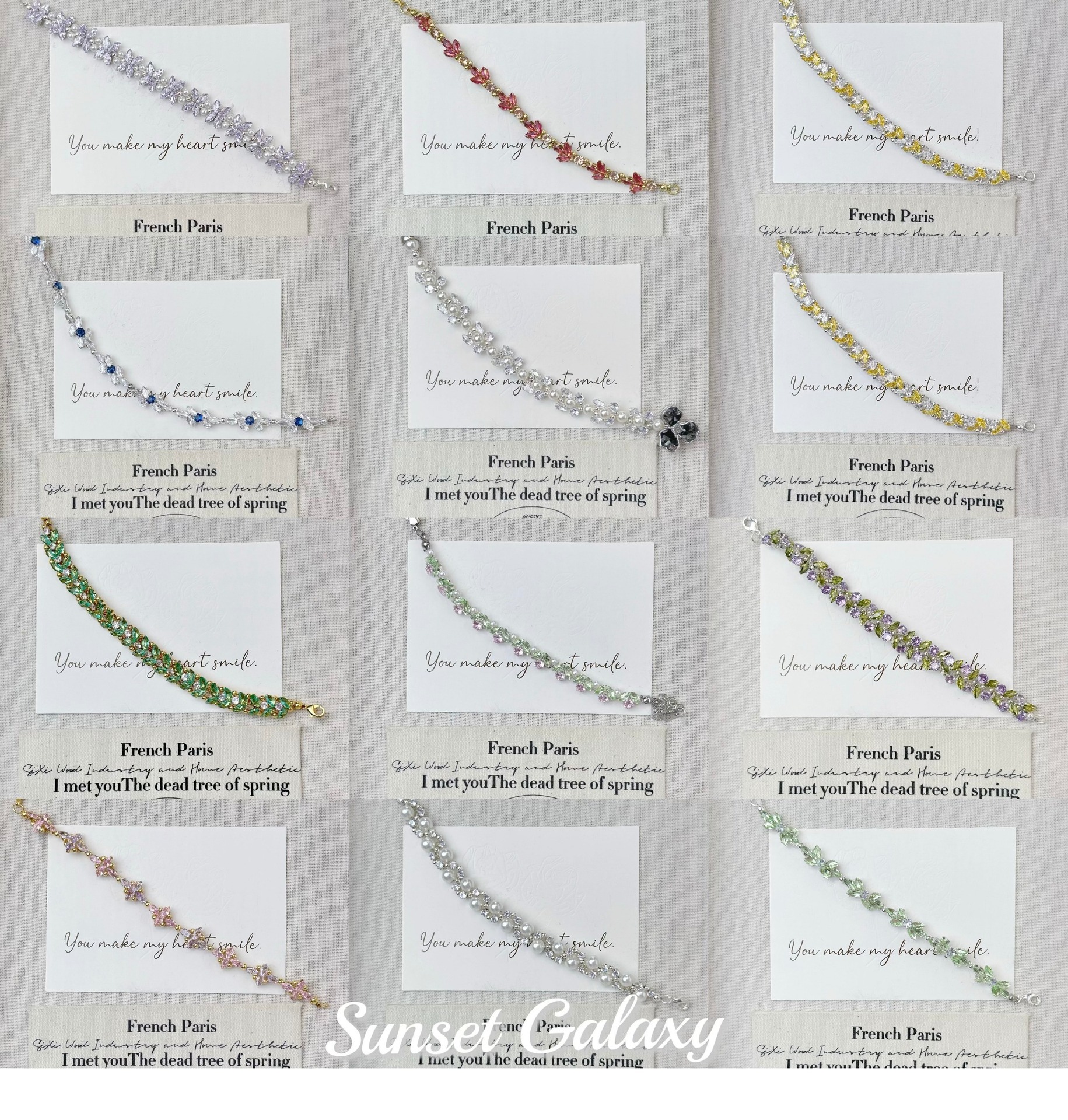 3/4/5mm18k crown claw drill gold plated zircon beads round beads handmade diy bracelet necklace accessories material