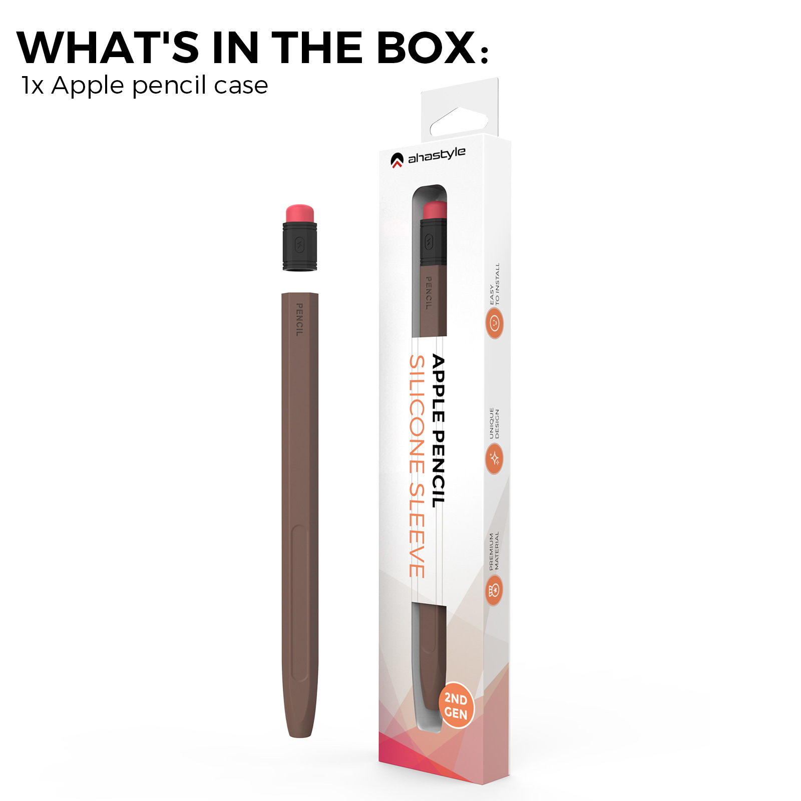 Funda protectora de silicona para bolígrafo Apple Apple Pencil pro y funda antideslizante para lápiz retro de segunda generación