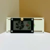 Light blue visual rotating sliding board