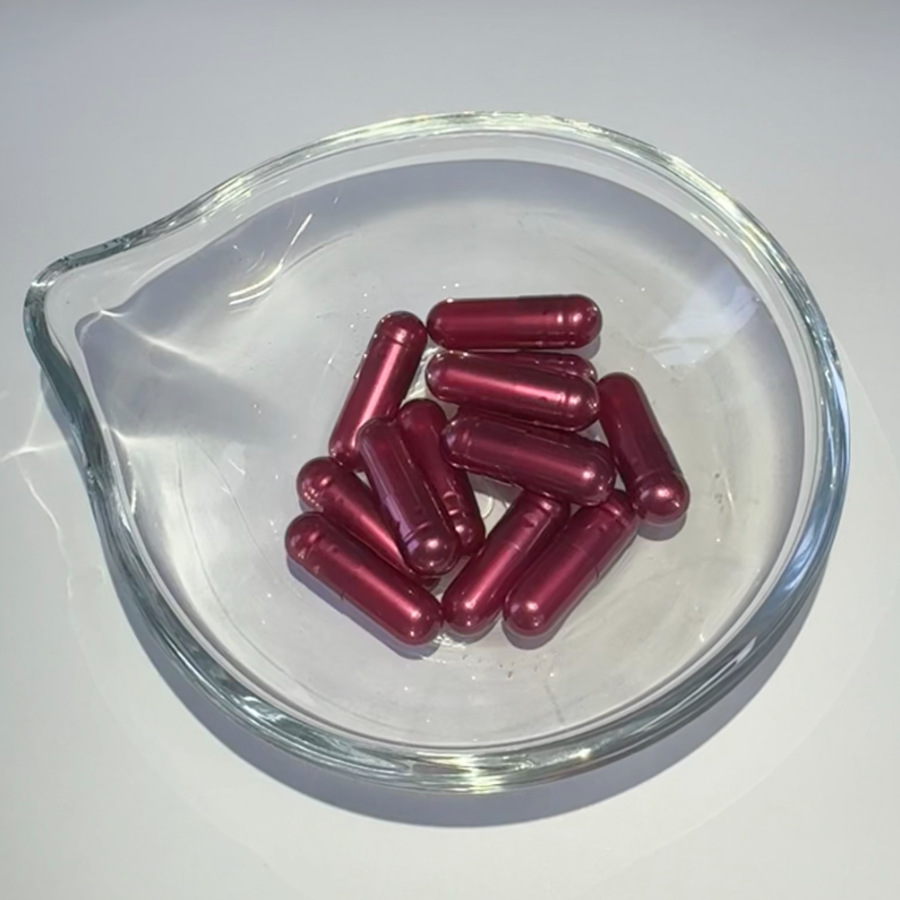 Fábrica directa 0, 100000 cápsulas de perlas cápsulas de gelatina rosa cápsulas huecas medicinales