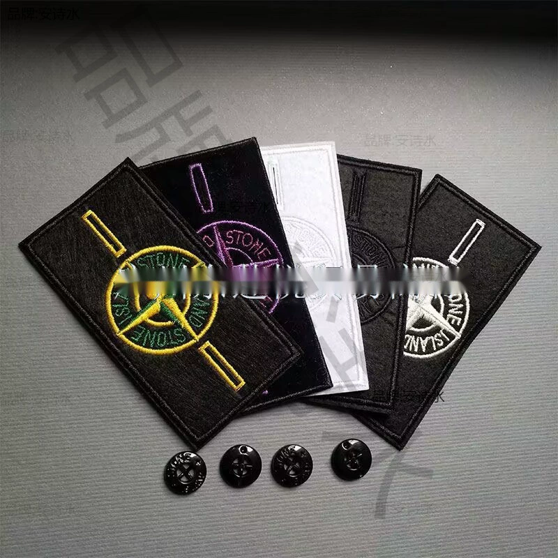 Термальный браслет, термочувствительный браслет, меняющий цвет, этикетка для украшения одежды, классический компас Stone Island, термоэтикетка для обуви, модная