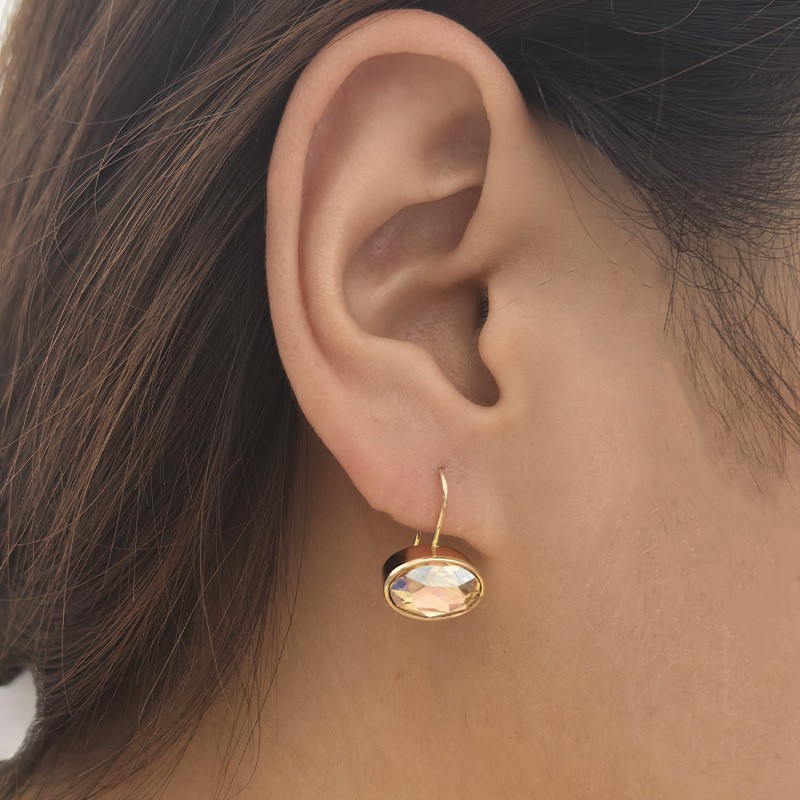 Peach earrings