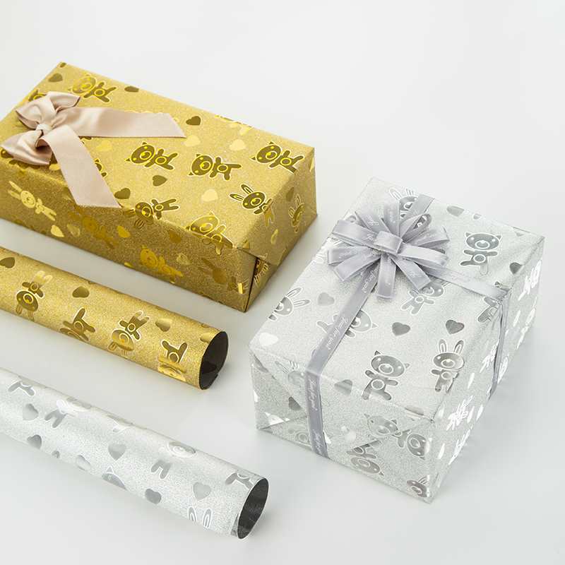 Cumpleaños, Navidad, Día de San Valentín, regalos de dibujos animados para hombres y mujeres, cajas de regalo, papel de embalaje, papel de color, paquete impermeable, pergamino