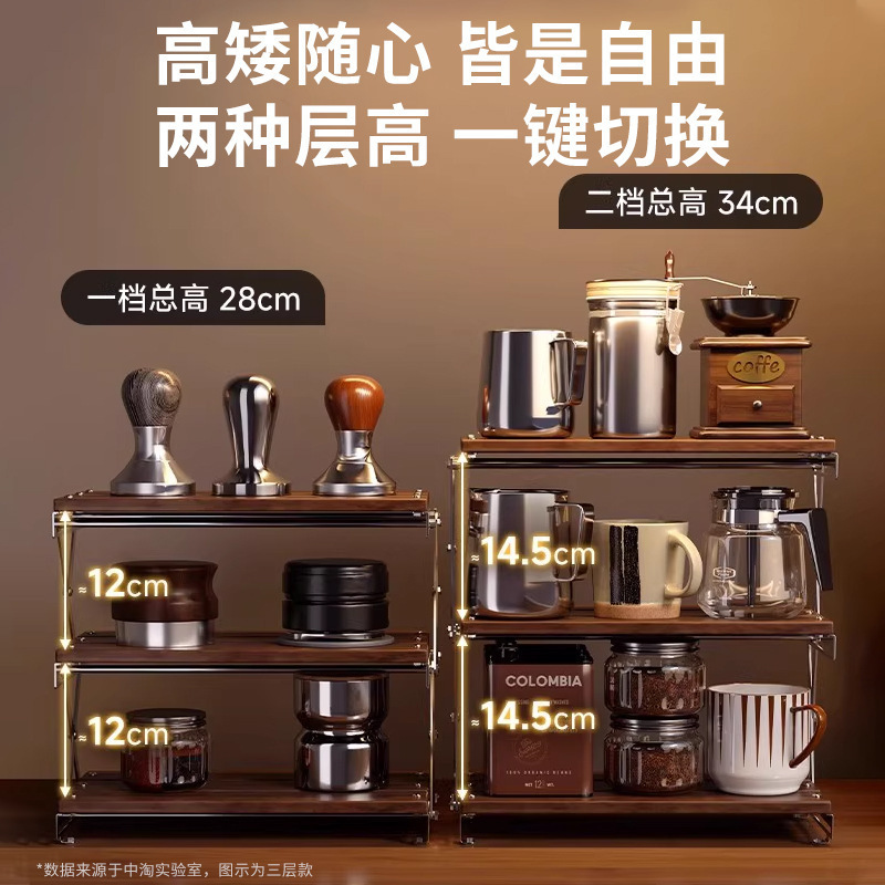 Estante de escritorio de madera sólida Estante de escritorio Estante