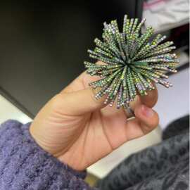水钻满钻双层蝴蝶结女服装饰鞋花鞋扣鞋配件 diy手工鞋包辅料批发