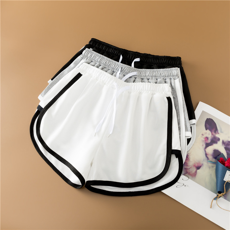Sports shorts three-point hot pants Korean style Yoga Home Leisure a-line loose ins trendy women's summer outdoor running high waist Sports shorts three-point hot pants Korean style Yoga Home Leisure a-line loose ins trendy women's summer outdoor running high waist