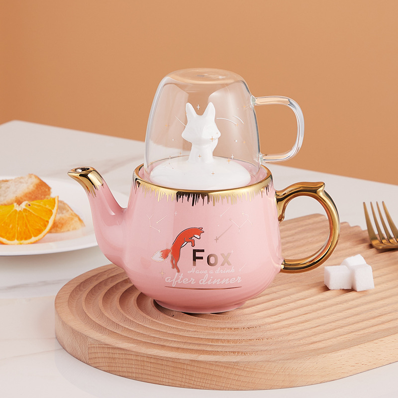 Ins juego de té japonés gran capacidad tetera Amazon Comercio exterior oferta exclusiva logo pequeño regalo fresco