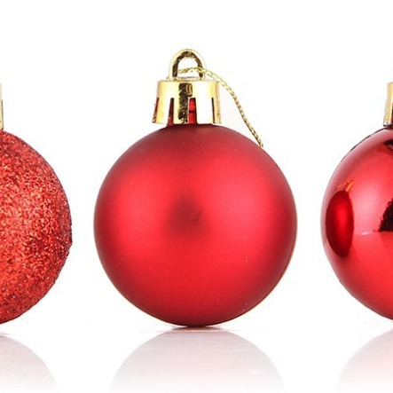 Bola de Navidad bola a granel diámetro 3CM2CM4CM5CM6CM Bola de Navidad Bola de galvanoplastia Bola de decoración colgante de árbol de Navidad