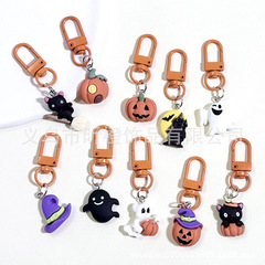 かわいい漫画シミュレーションハロウィンカボチャペンダントキーホルダーキーチェーンスクールバッグアクセサリーアクセサリーペンダントギフト