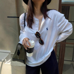 R1ポニー刺繍ヘンリー上着スキャンコードはクラシックtシャツメーカー卸売り