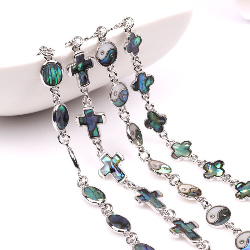 European and American Amazon animal butterfly moon water drop abalone shell bracelet anklet dual-use fashion Joker jewelry wholesale European and American Amazon animal butterfly moon water drop abalone shell bracelet anklet dual-use fashion Joker jewelry wholesale