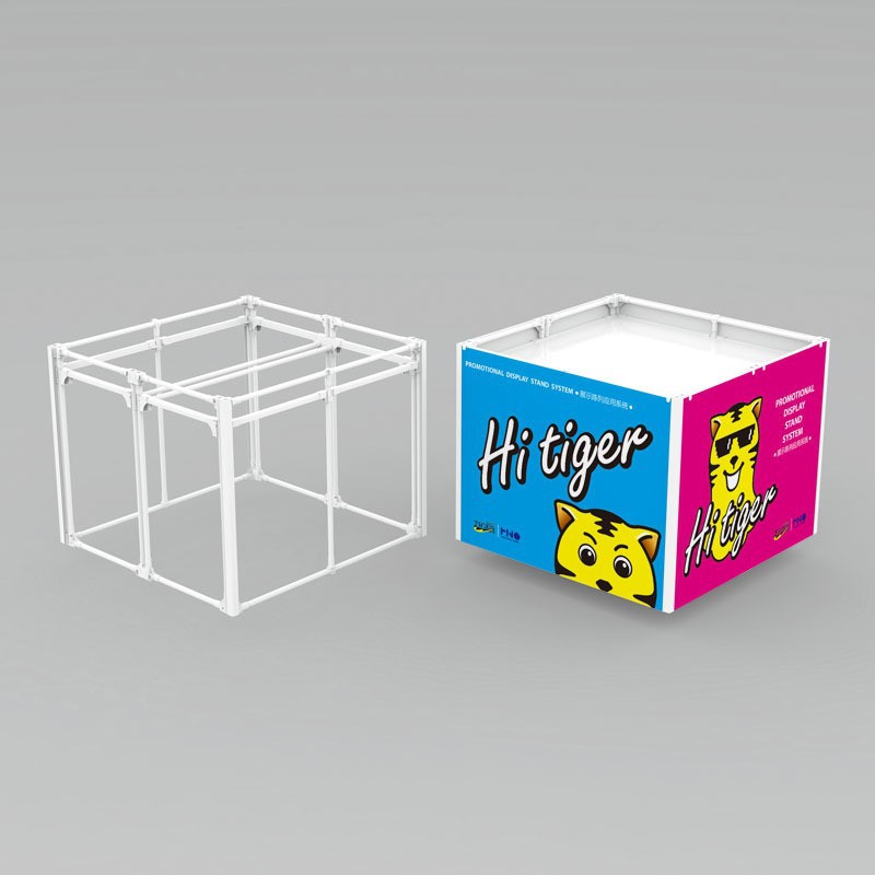 铁质下沉地推推头超市陈列推头促销台商场展示折叠货架促销花车