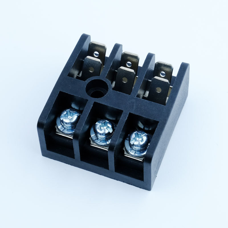 接线端子排 接线端子 3位 JXO-B3-N 30A 固定式 三位端子 环保