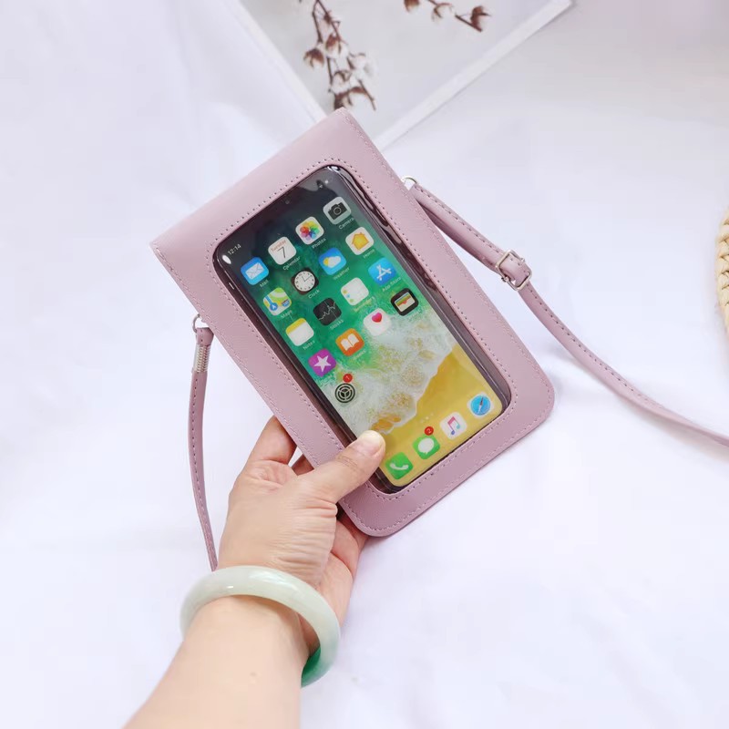 Bolsa pequeña para mujer 2023 nueva pantalla grande pantalla táctil teléfono móvil bolsa de mensajero versátil lindo moda MINI BOLSA DE TELÉFONO MÓVIL