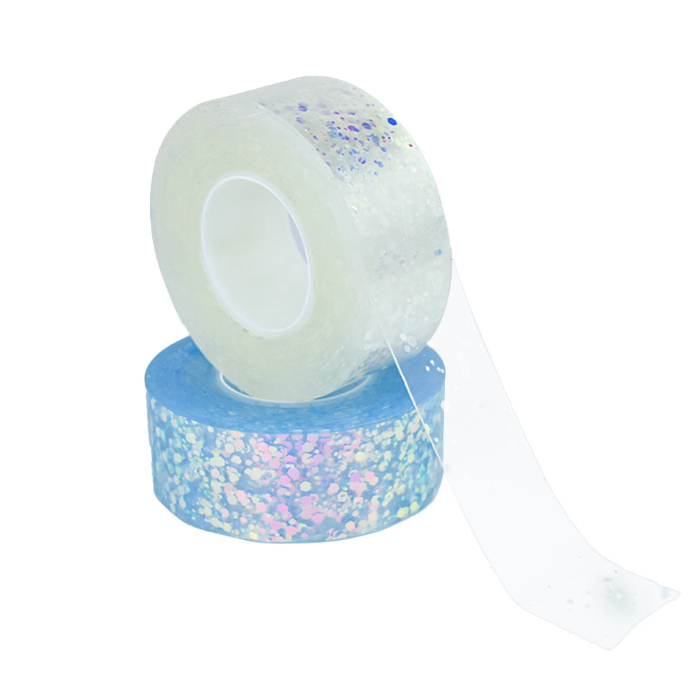 Nocturnal nano burbuja de soplado cinta adhesiva DIY transparente color nano cinta adhesiva sin rastro nano cinta adhesiva de doble cara al por mayor