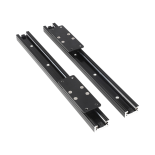 Open Middle Island Bottom-mounted Telescopic Track Kitchen Dining Table Bar Push-pull Straight Extension Slide Hardware Accessories