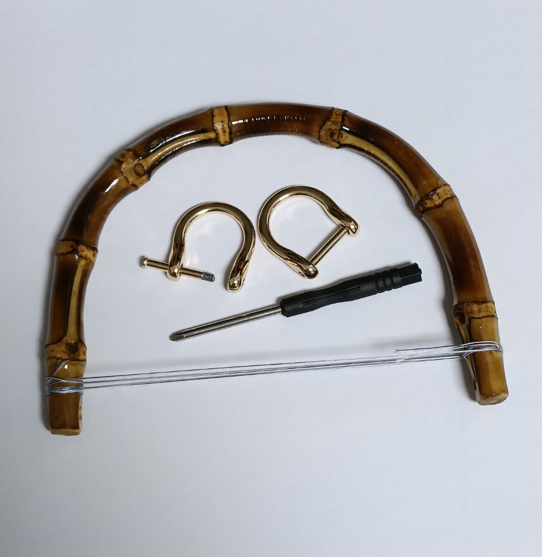 Handheld bamboo fashionable bag