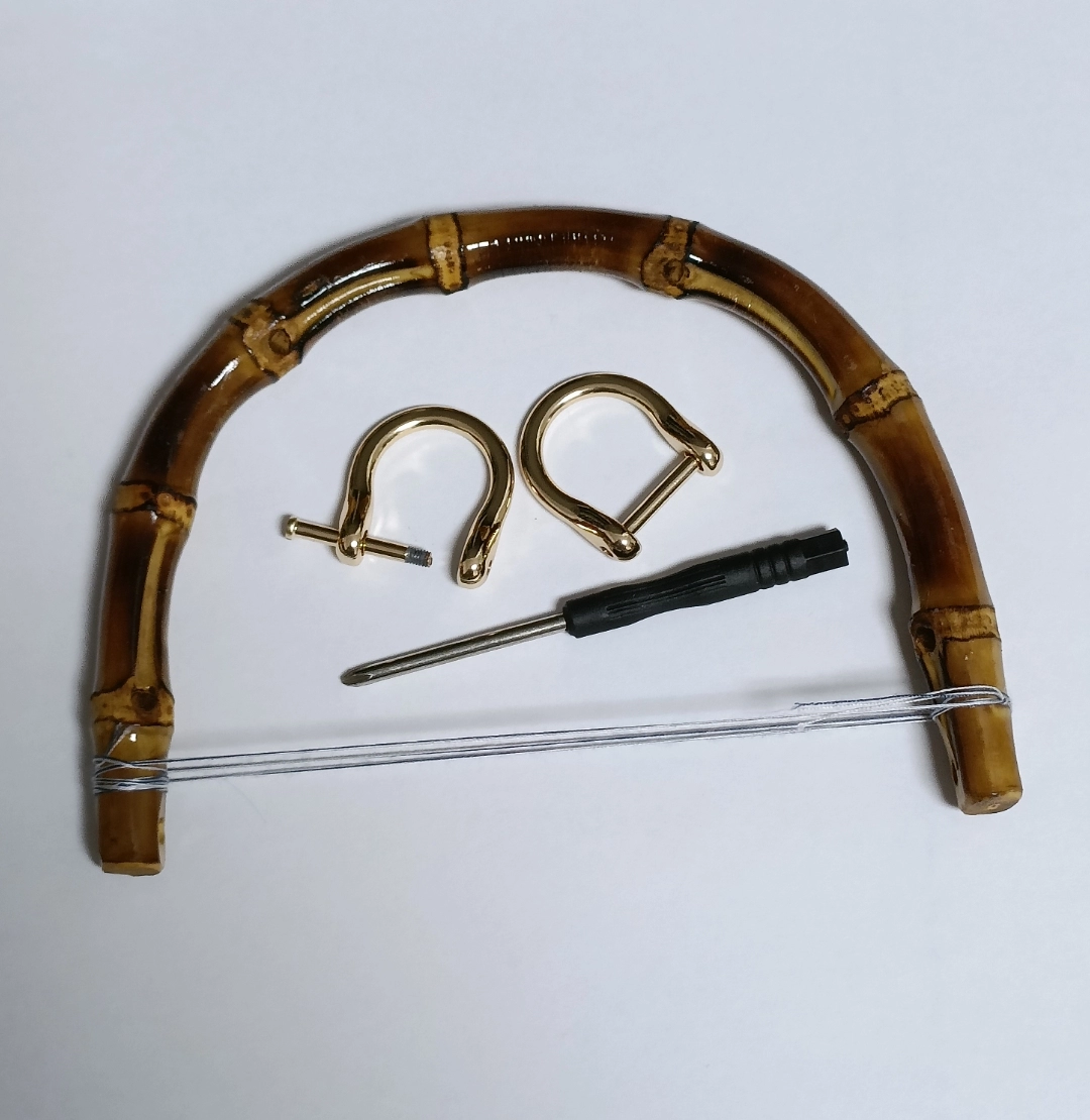 Handheld bamboo fashionable bag
