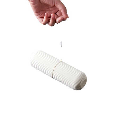 Travel toothbrush case with cover, toothbrush and toothpaste holder, portable toothbrush cup, travel size, wholesale