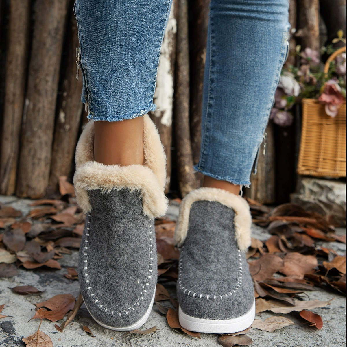 Winter warm shoes, keep warm boots, for import, plus size