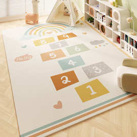 客厅地毯家用宝宝爬行垫子玩具游戏毯子玩耍地垫儿童房卧室床边毯
