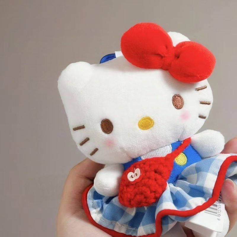 苹果挎包大摆裙kitty挂件新款哈喽kitty包包挂饰kt猫送闺蜜礼物女|undefined
