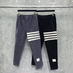工場直営tbトム秋冬新型コーデュロイ白ねじ長ズボン男女同モデルカジュアル快適パンツ