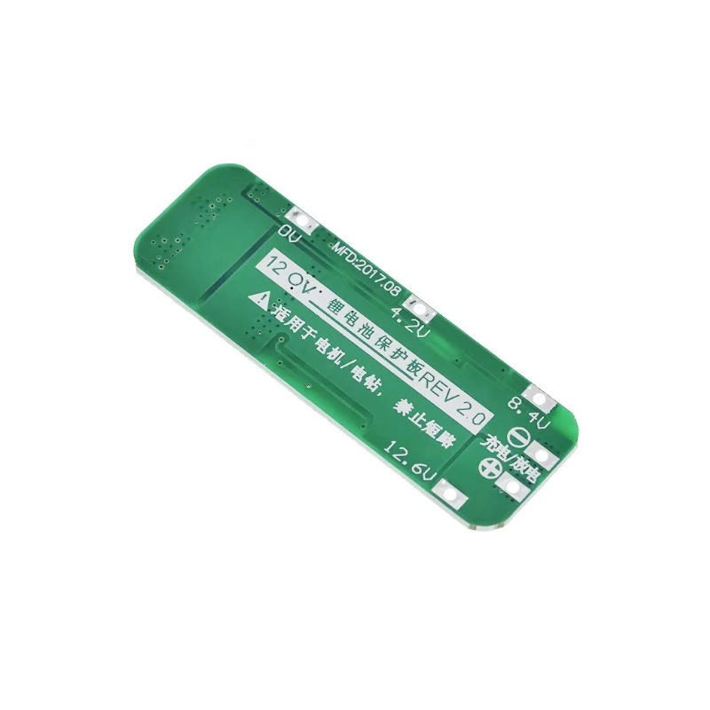 3 strings 11.1v 12.6v 18650 lithium battery protection board can start electric drill 20A current