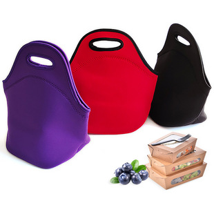 Student Lunch Bag, Children's Insulated Bag, Lunch Bag, Outdoor Diving Material Lunch Bag, Picnic Bag, Insulated Bag, Environmentally Friendly