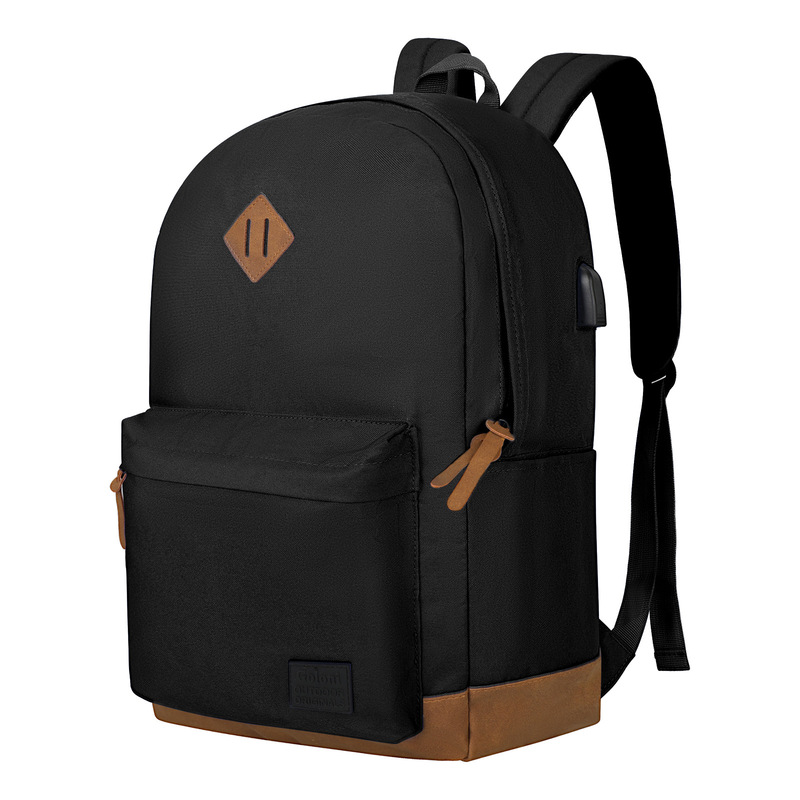 Go Cross-Border Backpack for Men and Women, College Students, High School Students, Computer Commuting, Simple School Bag, Outdoor Travel Backpack