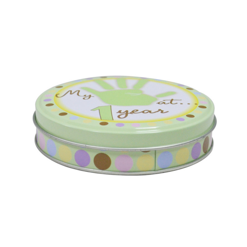 蚊香铁盒 中草药卫生香包装盒 卫生香铁盒 圆形檀香铁盒