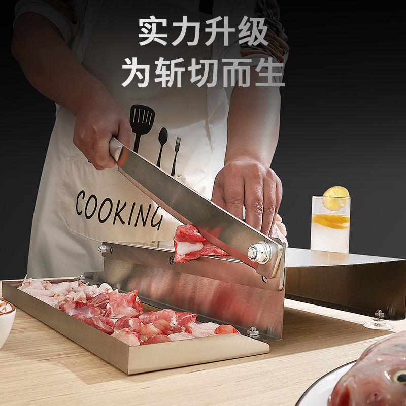 Hay cutter commercial Spareribs Medicinal material household Bone cutting machine Knife Cutter Bone Chicken tool