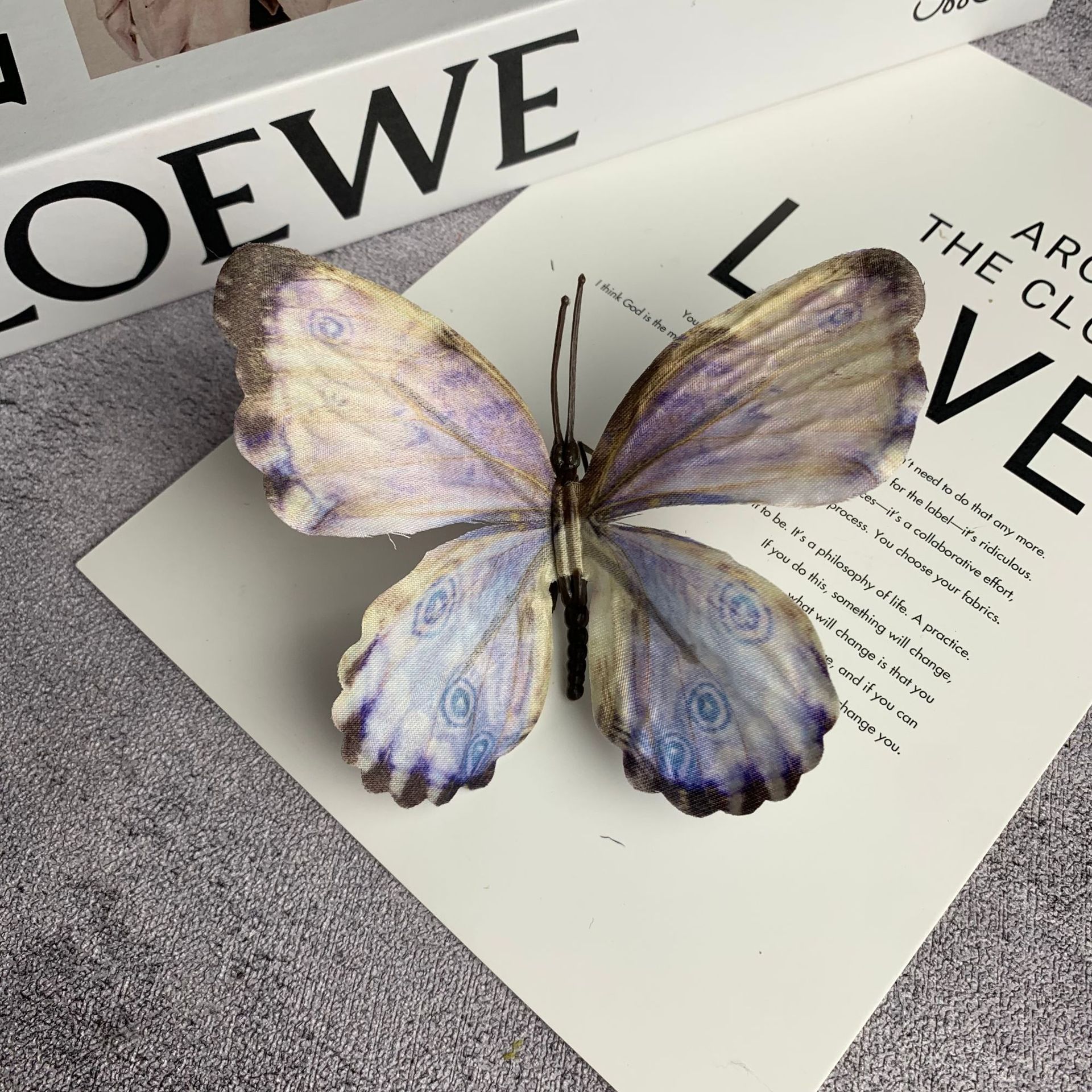 큰 나비 샴페인 퍼플