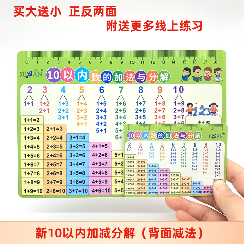 Add, subtract and decompose within 10 [buy big and get small]]