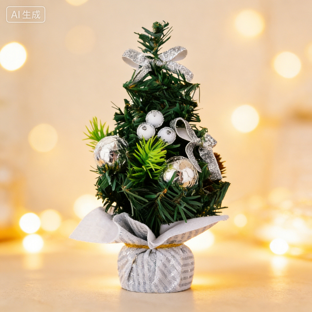 Árbol de joyería 20cm mini árbol decorativo de Navidad FESTIVAL DE Navidad centro comercial actividad decoraciones escritorio pequeño árbol