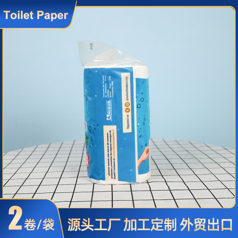 Fábrica al por mayor comercio exterior exportación papel higiénico rollo de papel pulpa de madera nativa papel higiénico papel toilet papel con núcleo rollo