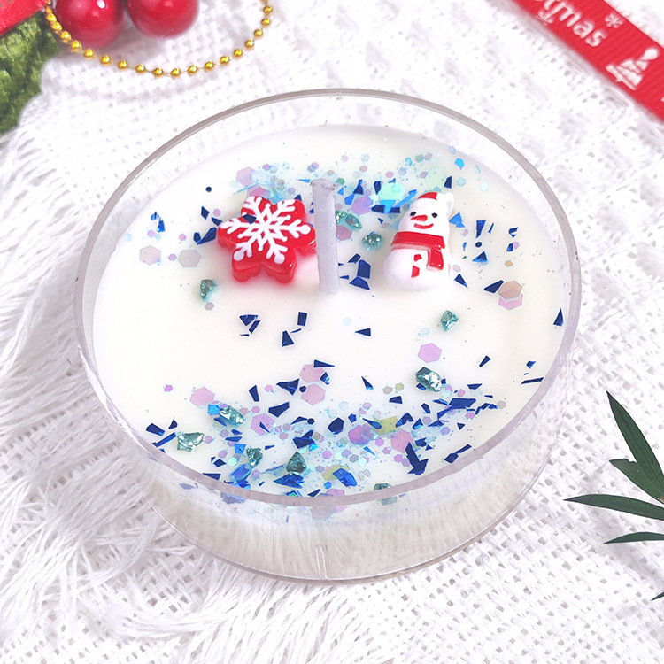 クリスマスの香りのキャンドル、手作りのソイワックス、クリスマスの雰囲気の装飾キャンドル、クリスマスのお土産、フレグランスギフト|undefined